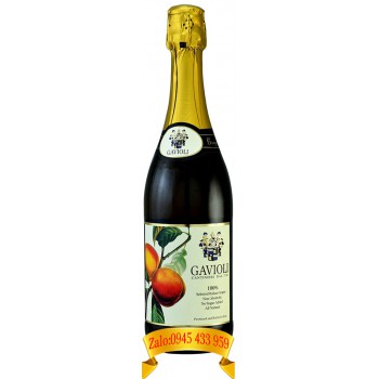 Nước trái cây có ga Gavioli vị đào Peach Grape