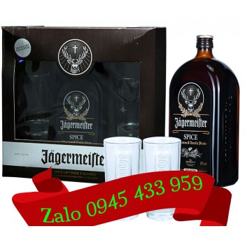 Rượu Jagermeister Cinnamon Vanilla Blend hộp quà 1 Lít