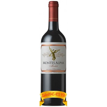 Rượu vang Montes Alpha Merlot 750ml