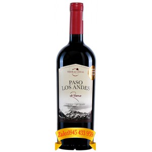 Rượu vang Paso Los Andes Reserva Cabernet Sauvignon