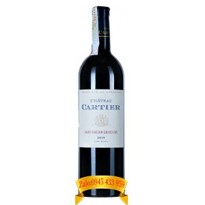 Rượu vang Château Cartier Saint Émilion Grand Cru 750ml