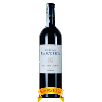 Rượu vang Château Cartier Saint Émilion Grand Cru 750ml