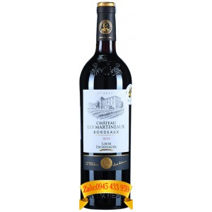 Rượu vang chateau Les Martineaux Bordeaux Louis Eschenauer 750ml