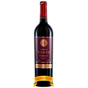 Rượu vang Château Solange Bordeaux