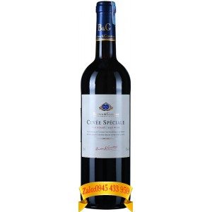 Rượu vang Cuvée Spéciale Barton & Guestier 750ml
