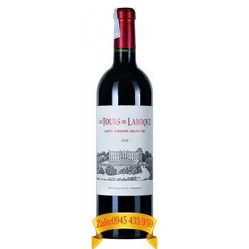 Rượu vang Les Tours de Laroque Saint- Emilion Grand Cru