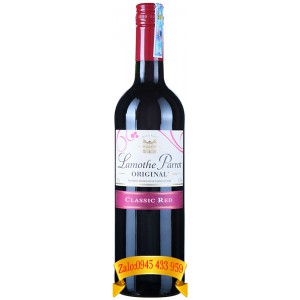Rượu vang ngọt Lamothe Parrot Original classic red