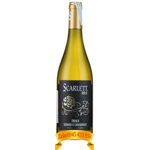 Rượu vang Scarlett Gold French Viognier Chardonnay 750ml