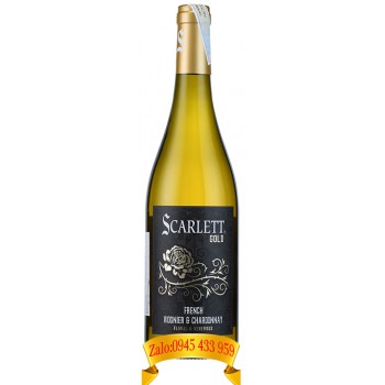 Rượu vang Scarlett Gold French Viognier Chardonnay 750ml