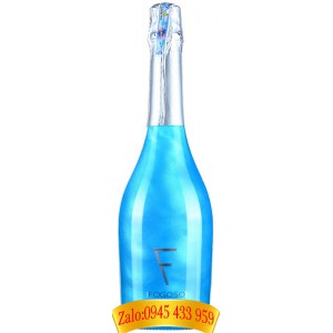 Rượu vang nổ sparkling Fogoso Azul xanh blue 750ml