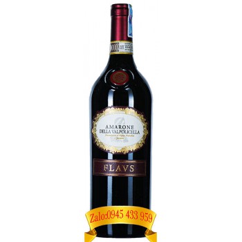 Rượu vang Amarone Delia Valplicella Flavs DOCG