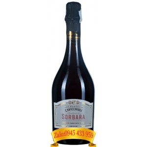 Rượu vang Lambrusco Cavicchioli Di Sorbara Rosso Secco