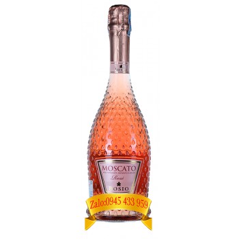 Rượu vang nổ Bosio Moscato Rosé 750ml