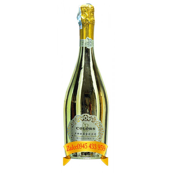 Rượu vang nổ Colôrs Pitars Prosecco Etra Dry Millesimato DOC