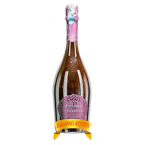 Rượu vang nổ Colôrs Pitars Prosecco Rosé Brut Millesimato DOC