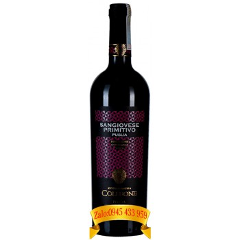 Rượu vang Antica Masseria Colleone Sangiovese Primitivo Puglia IGT