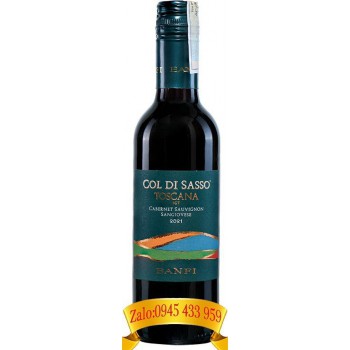 Rượu vang Banfi Col Di Sasso Toscana IGT 375ml