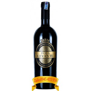 Rượu vang Duca Levante Primitivo Del Salento IGT