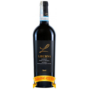 Rượu vang Liburna Merlot Nero D’avola Siclia DOC