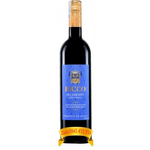 Rượu vang ngọt Ricco Blueberry Semi Sweet
