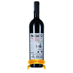 Rượu vang Passato Barbera D’asti Superiore DOCG Organic 750ml