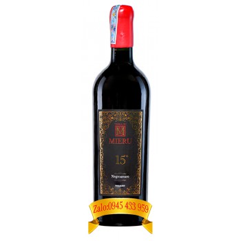 Rượu vang Terra Du Mieru 15% Negroamaro Puglia IGT