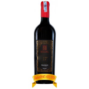Rượu vang Terra Du Mieru 17% Appassimento Puglia IGT