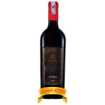 Rượu vang Terra Du Mieru 17% Appassimento Puglia IGT