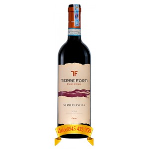 Rượu vang Terre Forti Nero D’avola Sicilia DOC