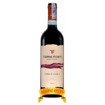 Rượu vang Terre Forti Nero D’avola Sicilia DOC