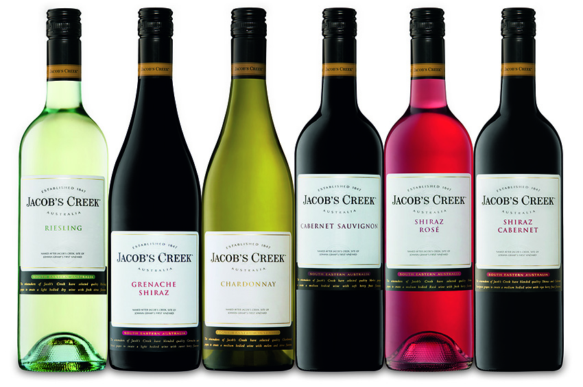 Các sản phẩm của nhà Jacob’s Creek